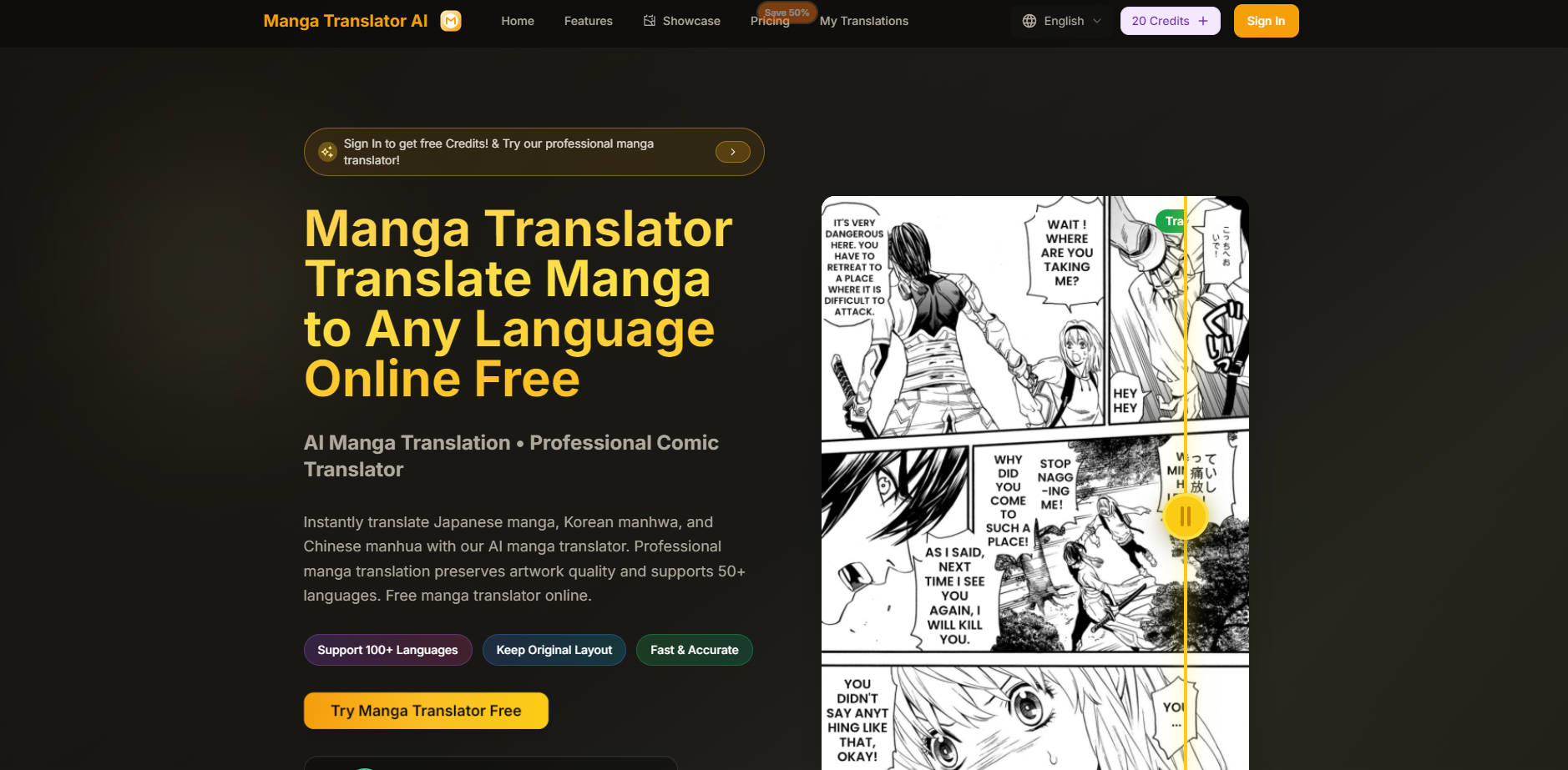 Manga Translator AI gallery image