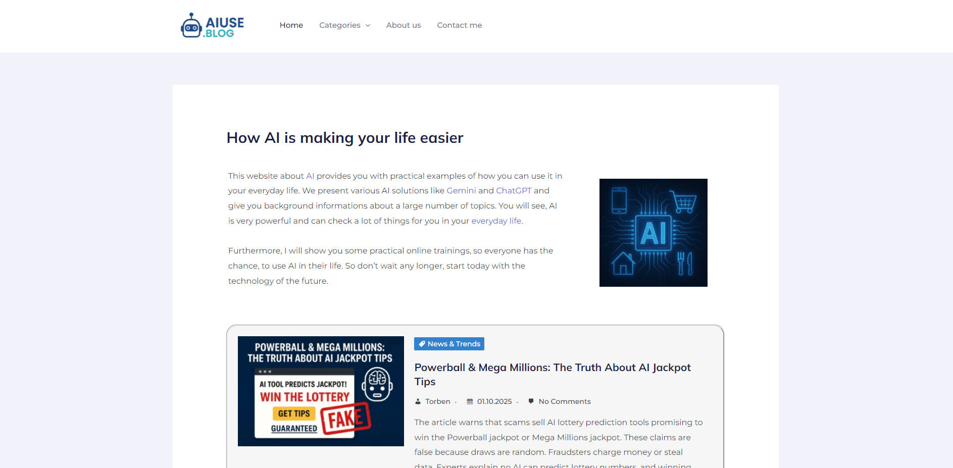 AI for daily life gallery image