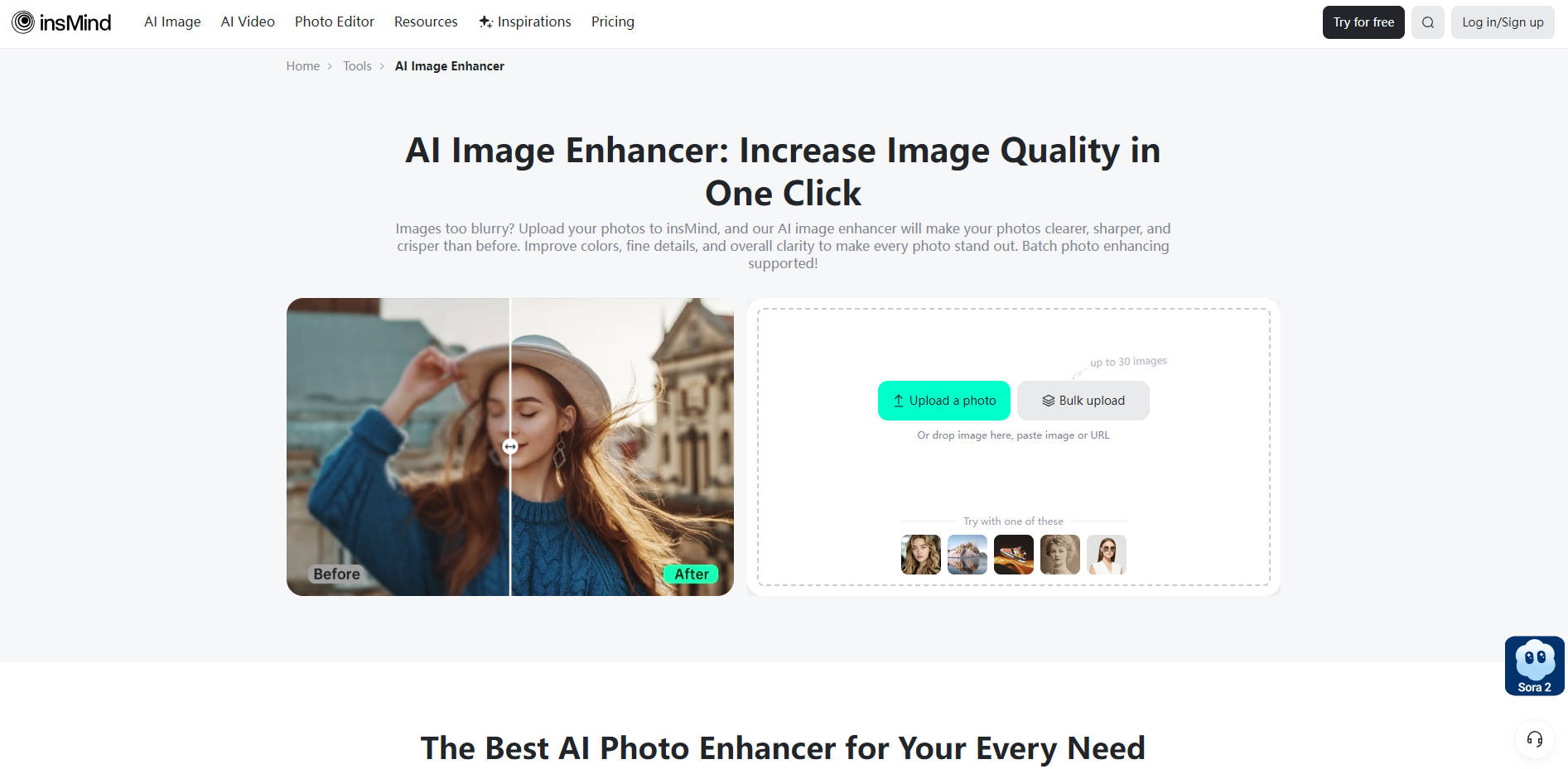 InsMind AI Image Enhancer gallery image