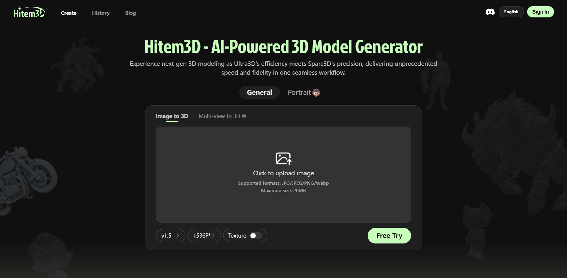 Hitem3D gallery image