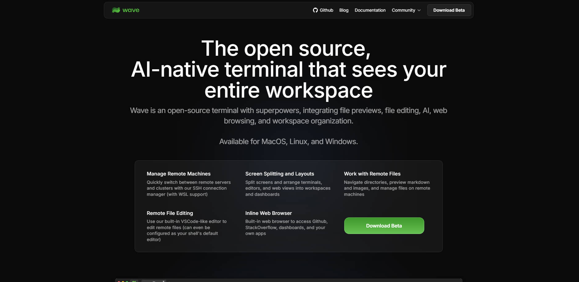 Wave Terminal gallery image
