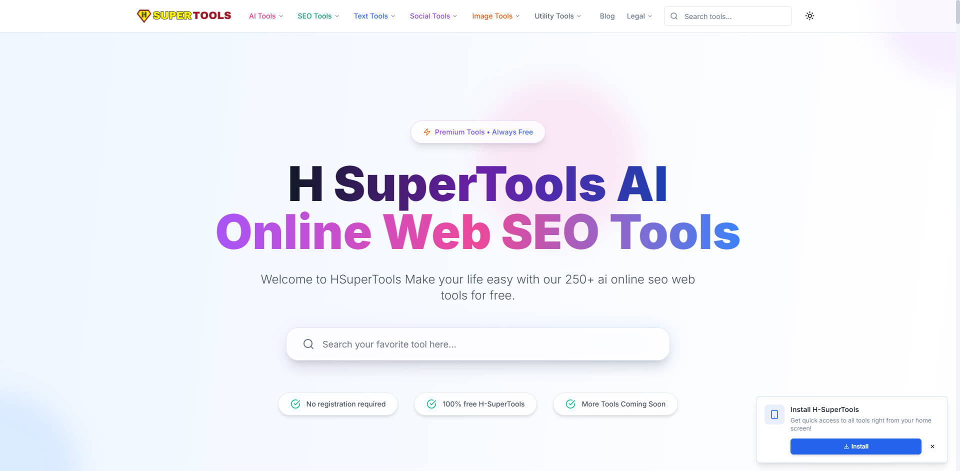 HSuperTools AI gallery image