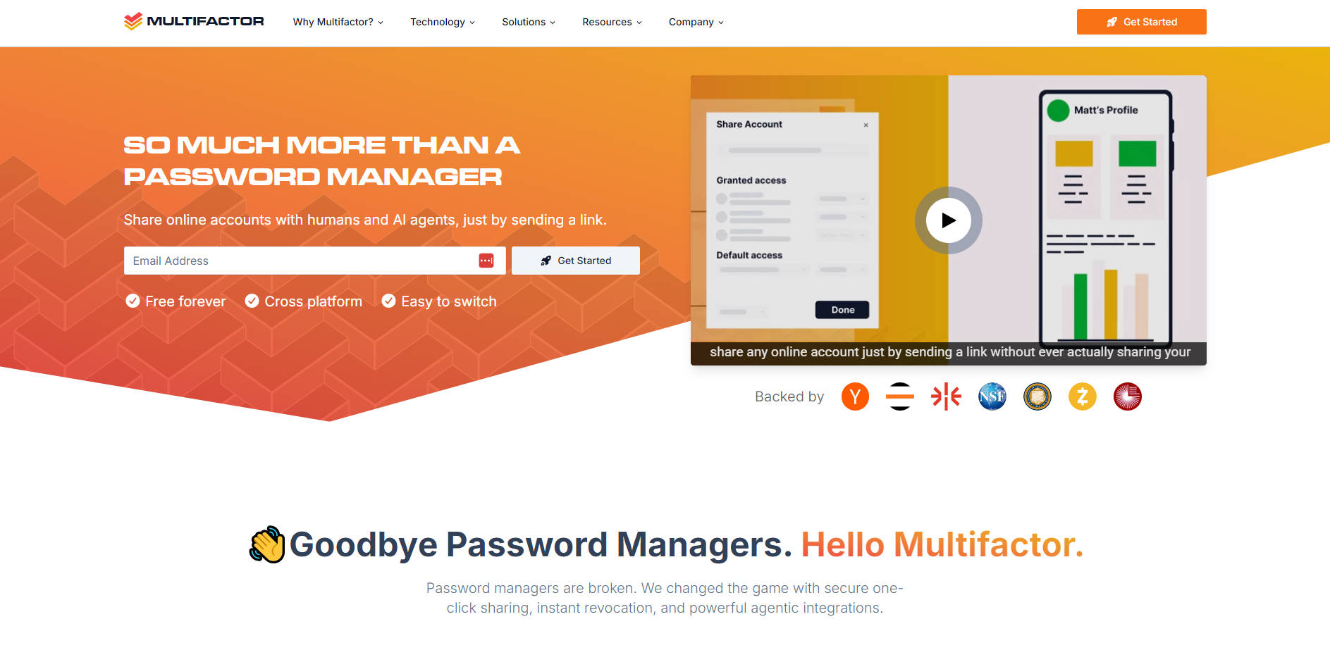 Multifactor gallery image