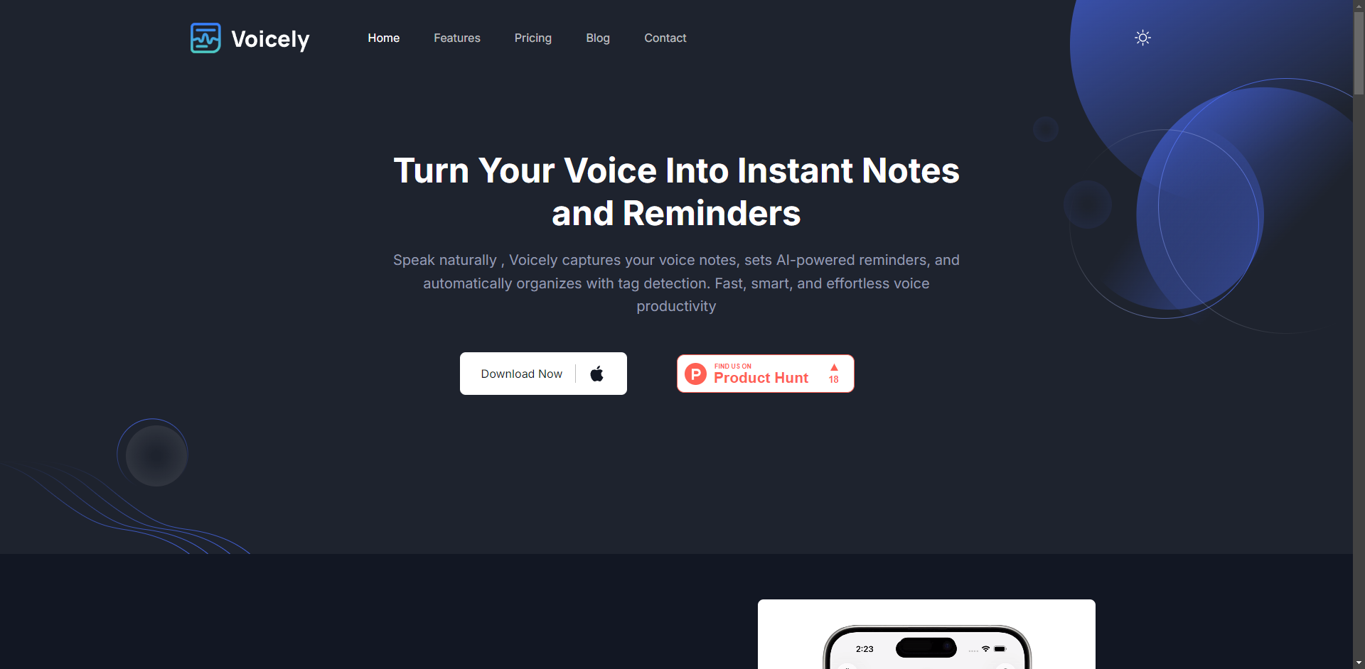 Voicely App gallery image