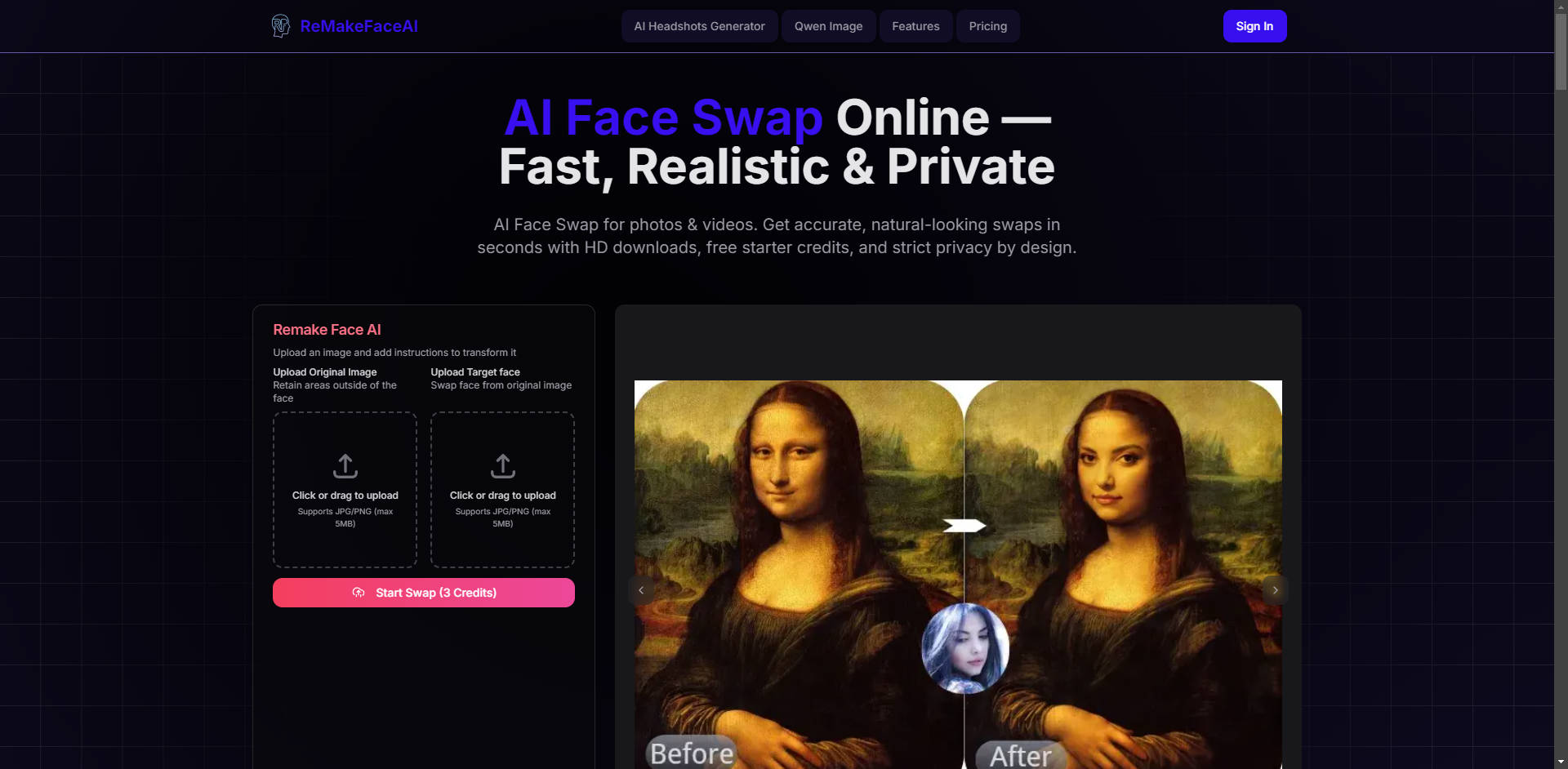 Remake Face AI gallery image