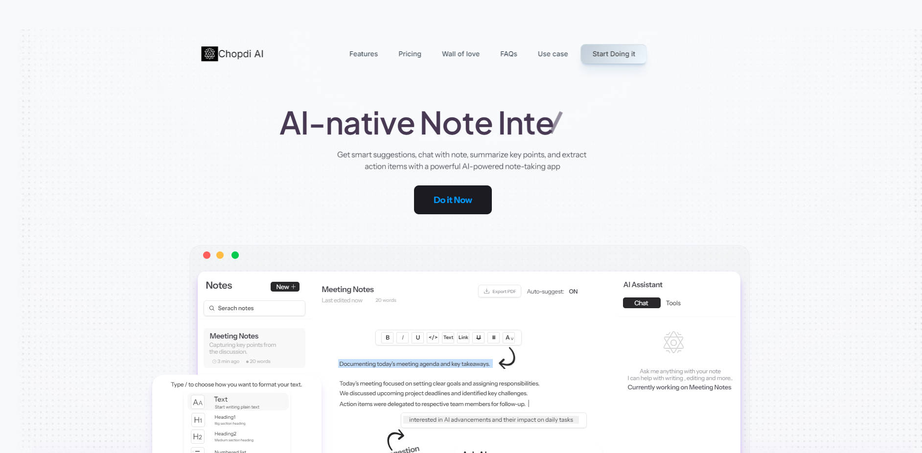 Chopdi AI gallery image