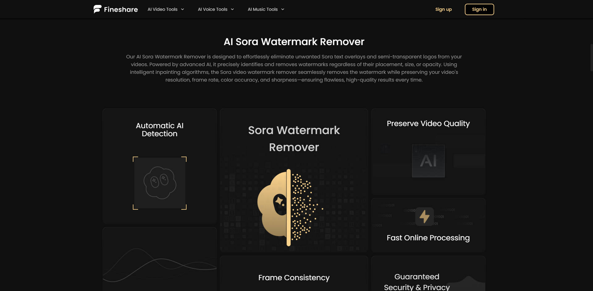 Fineshare Sora Watermark Remover  gallery image