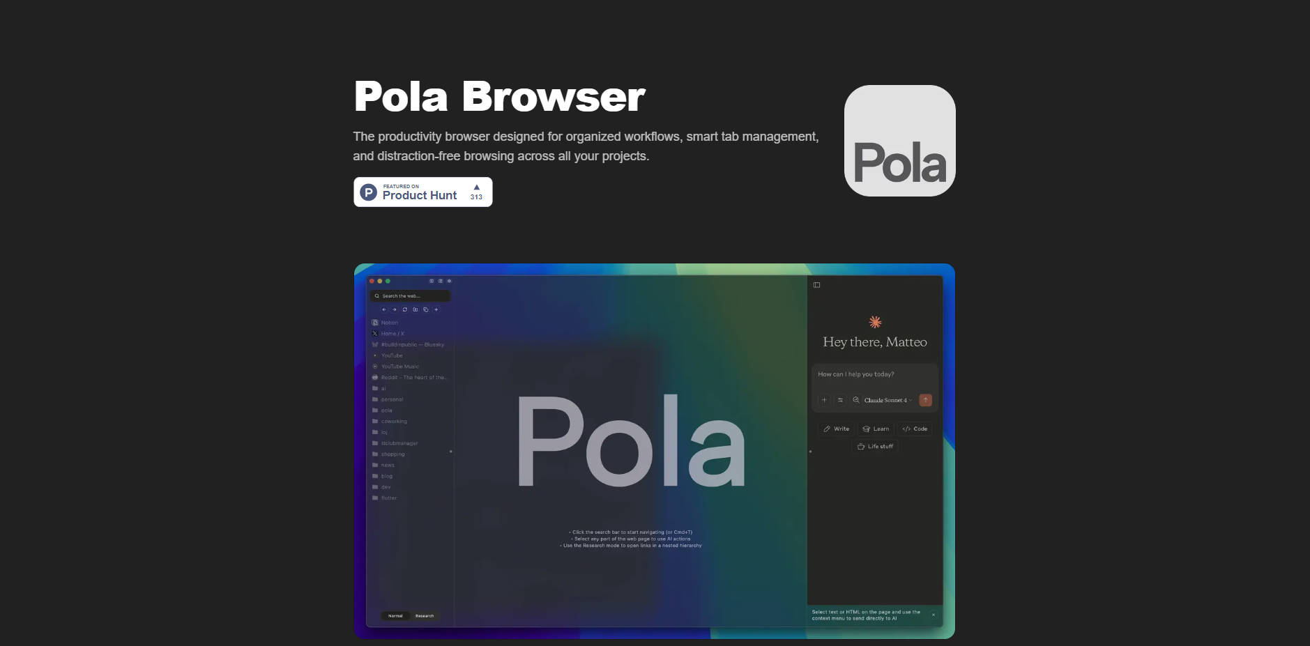 Pola Browser gallery image