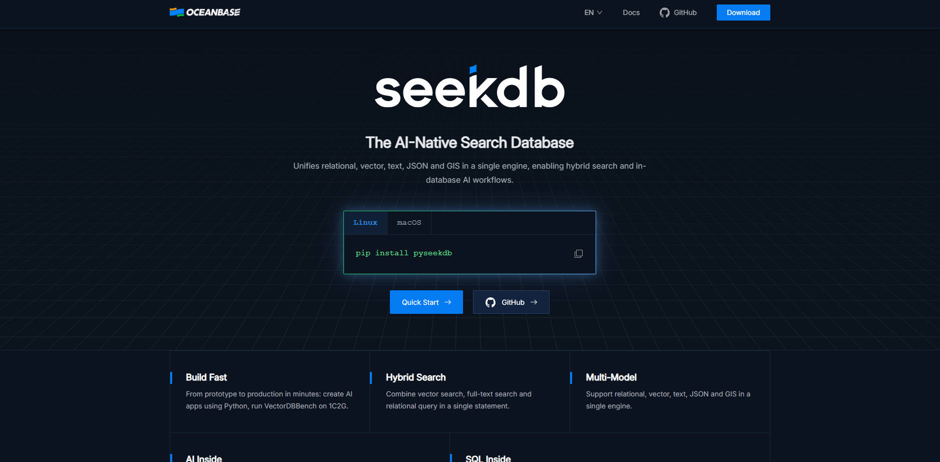 Seekdb gallery image