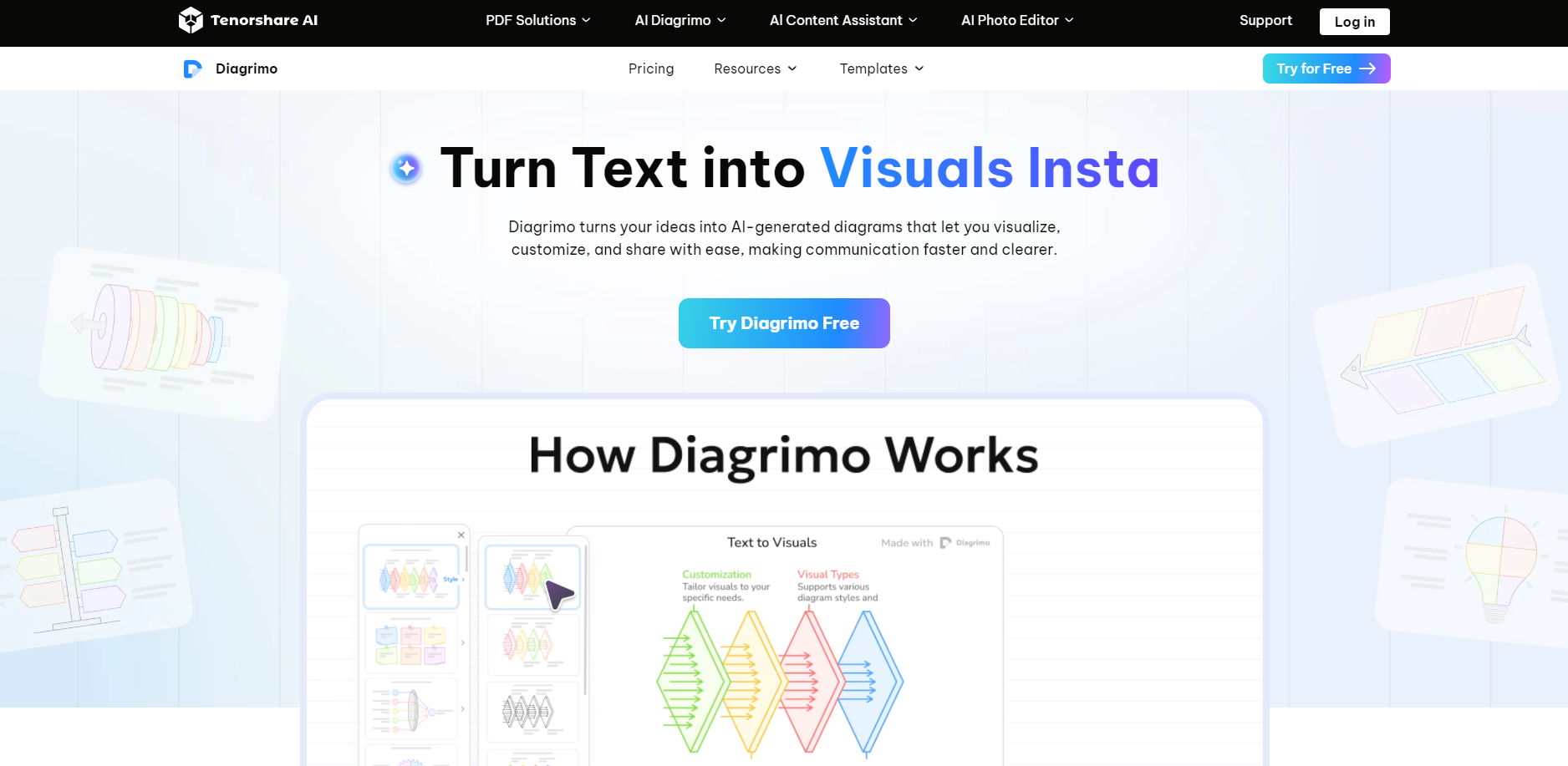 Tenorshare AI Diagrimo gallery image