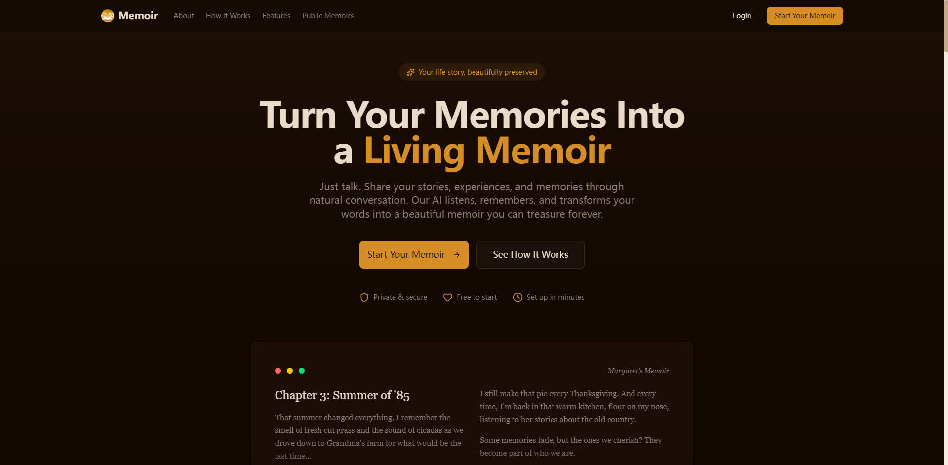 Memoir gallery image