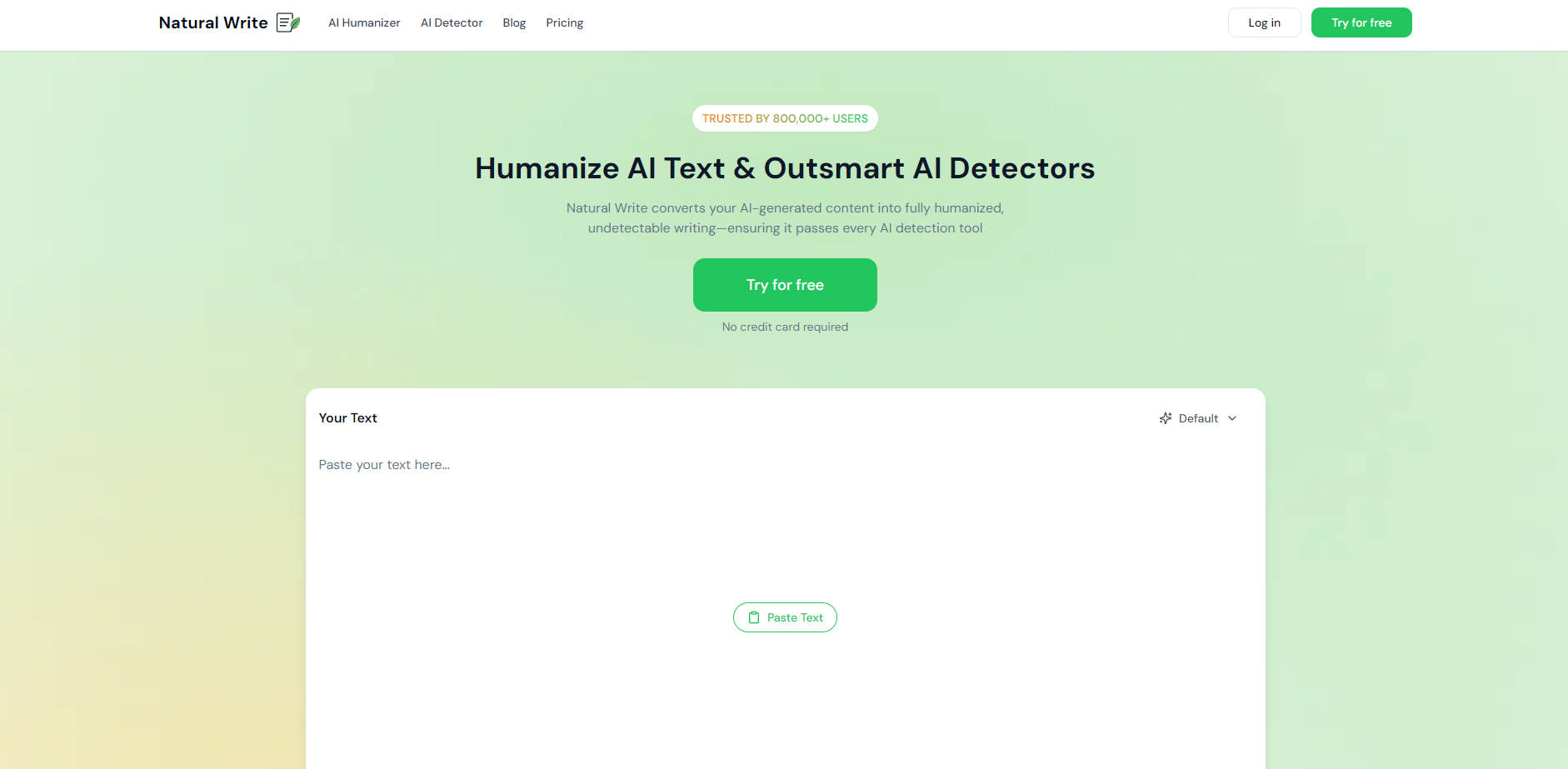 Natural Write gallery image