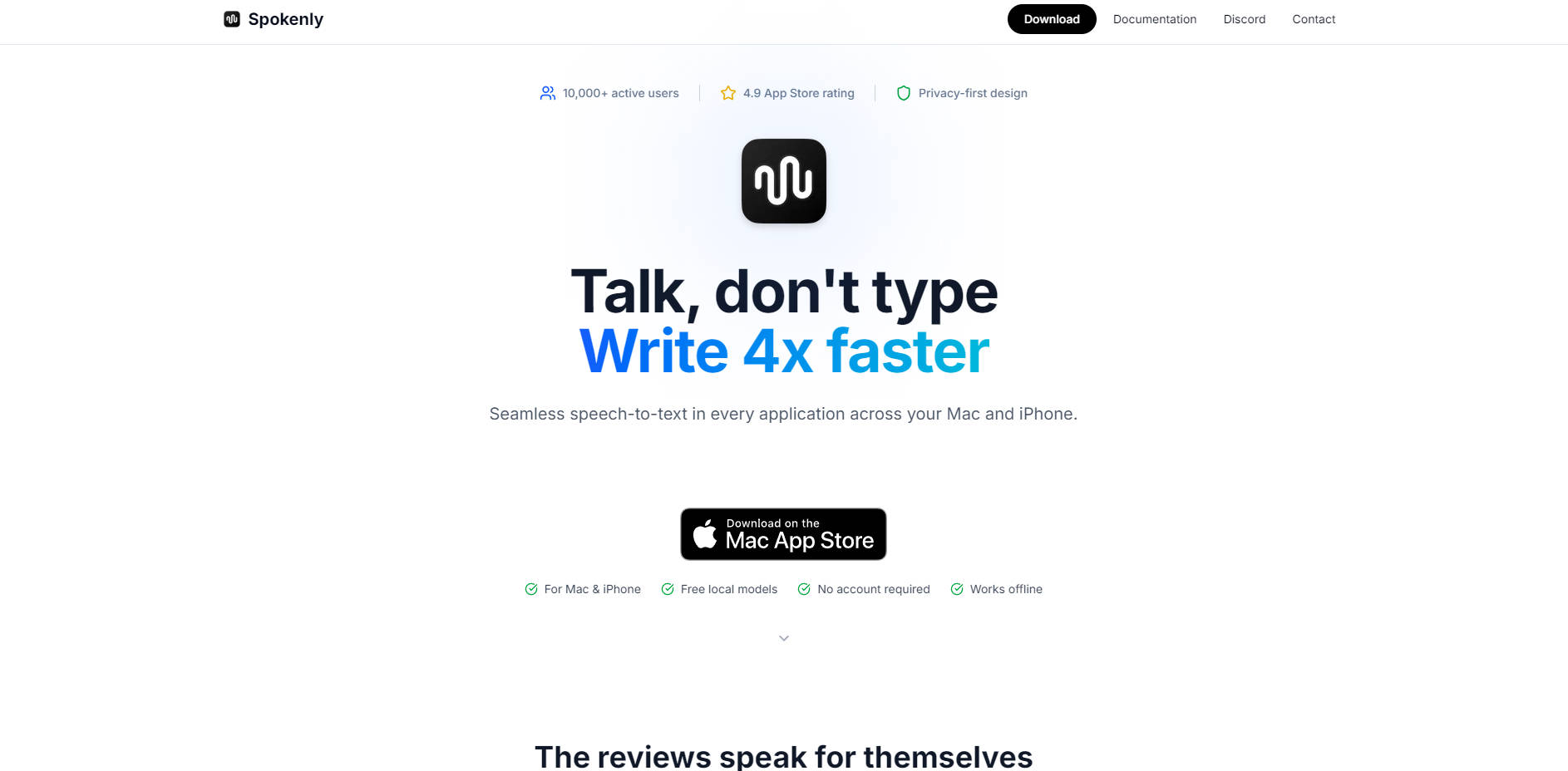 Spokenly gallery image