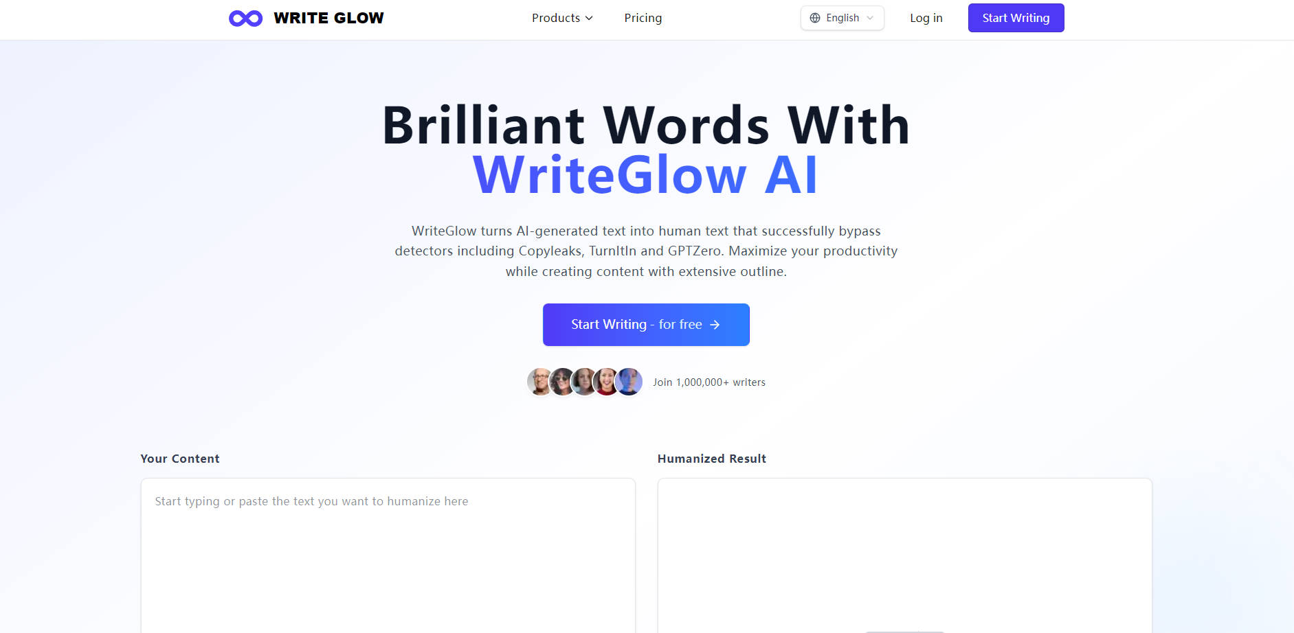 WriteGlow AI gallery image