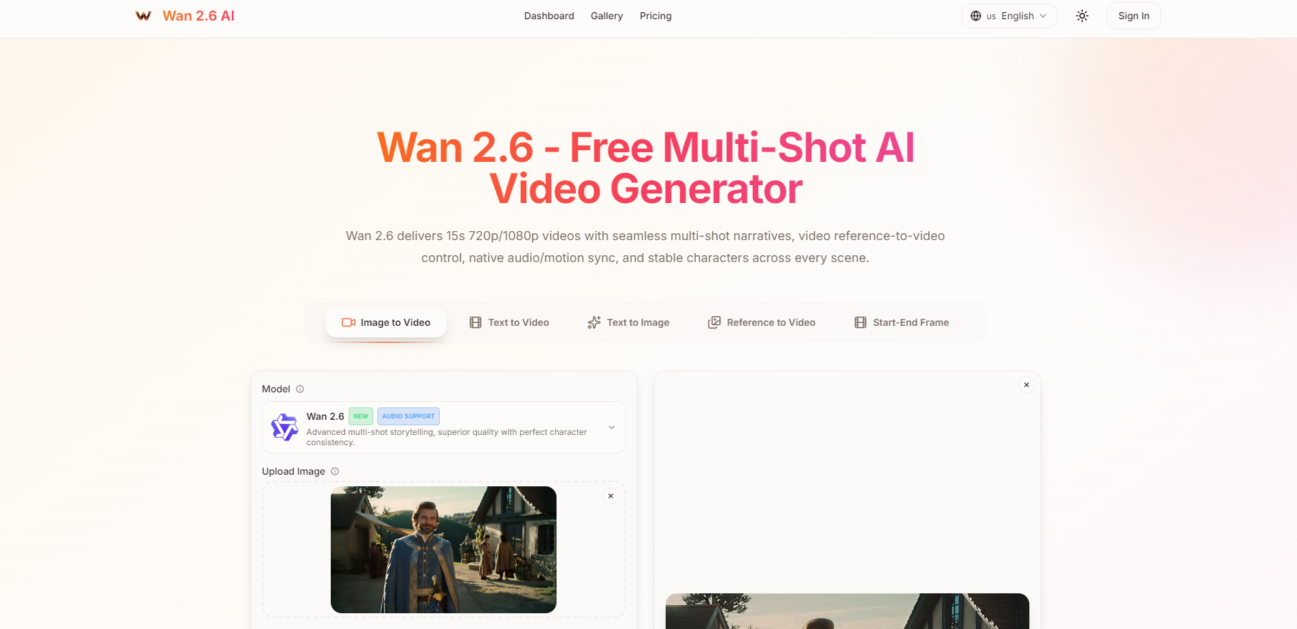 Wan 2.6 AI gallery image