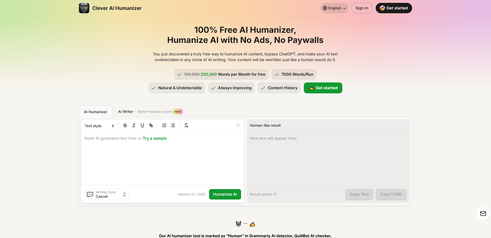 Clever AI Humanizer gallery image
