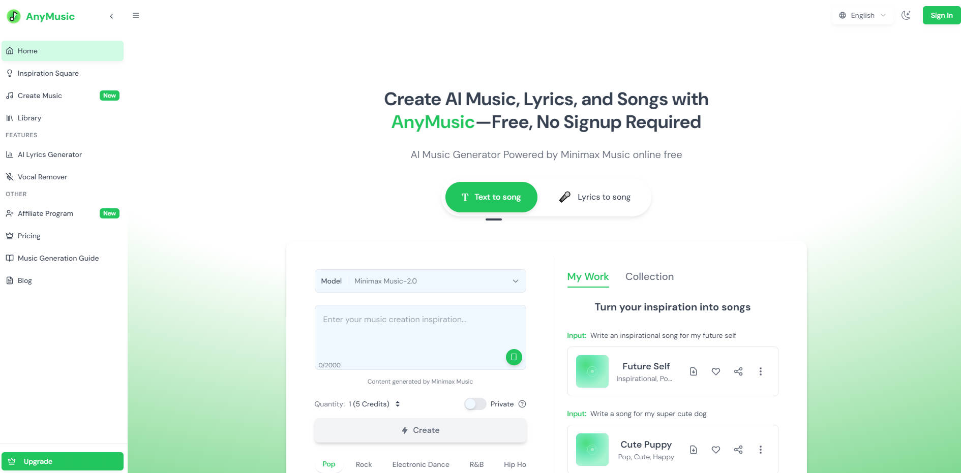 AnyMusic gallery image