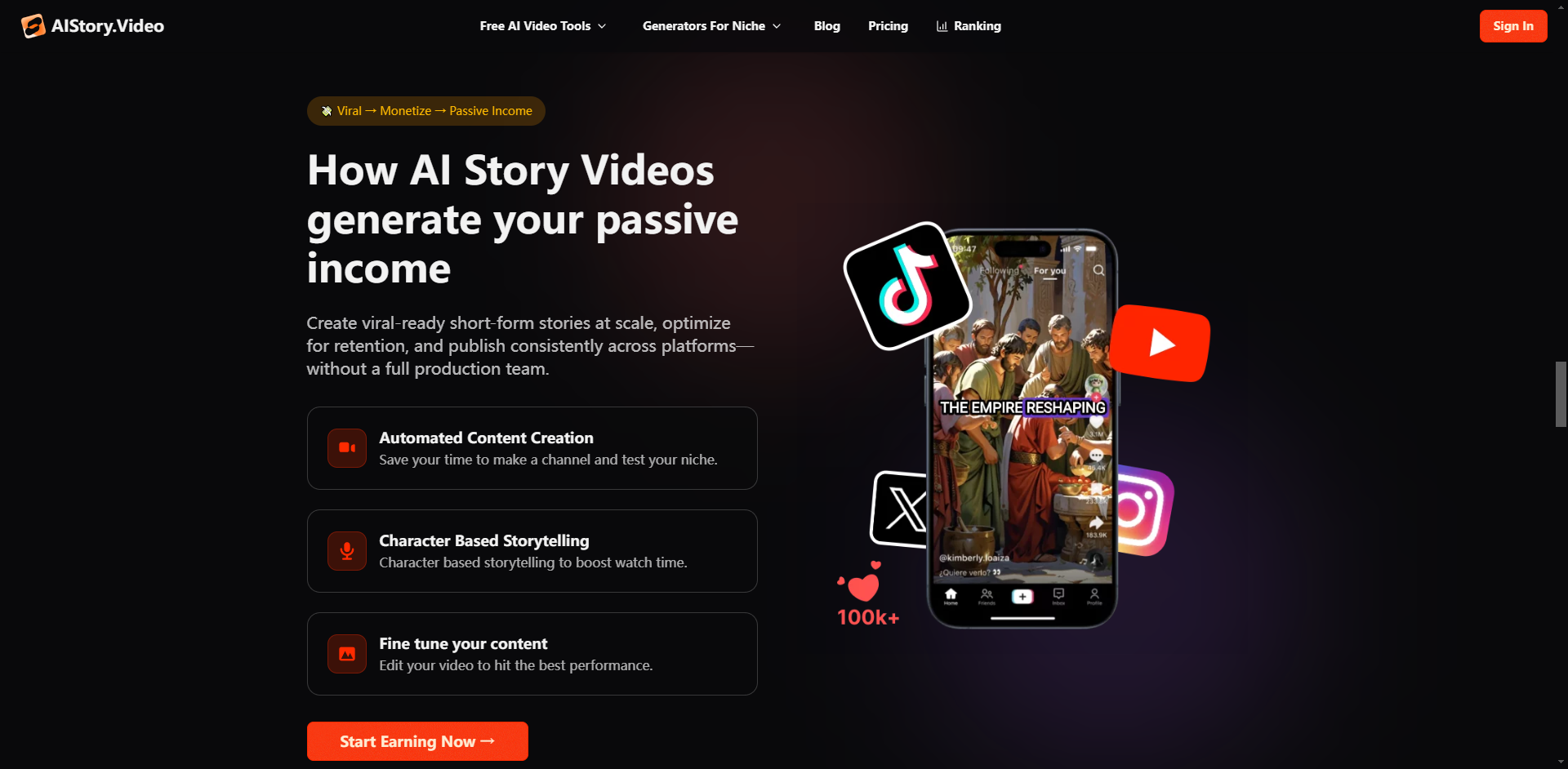 AI Story Video Generator gallery image