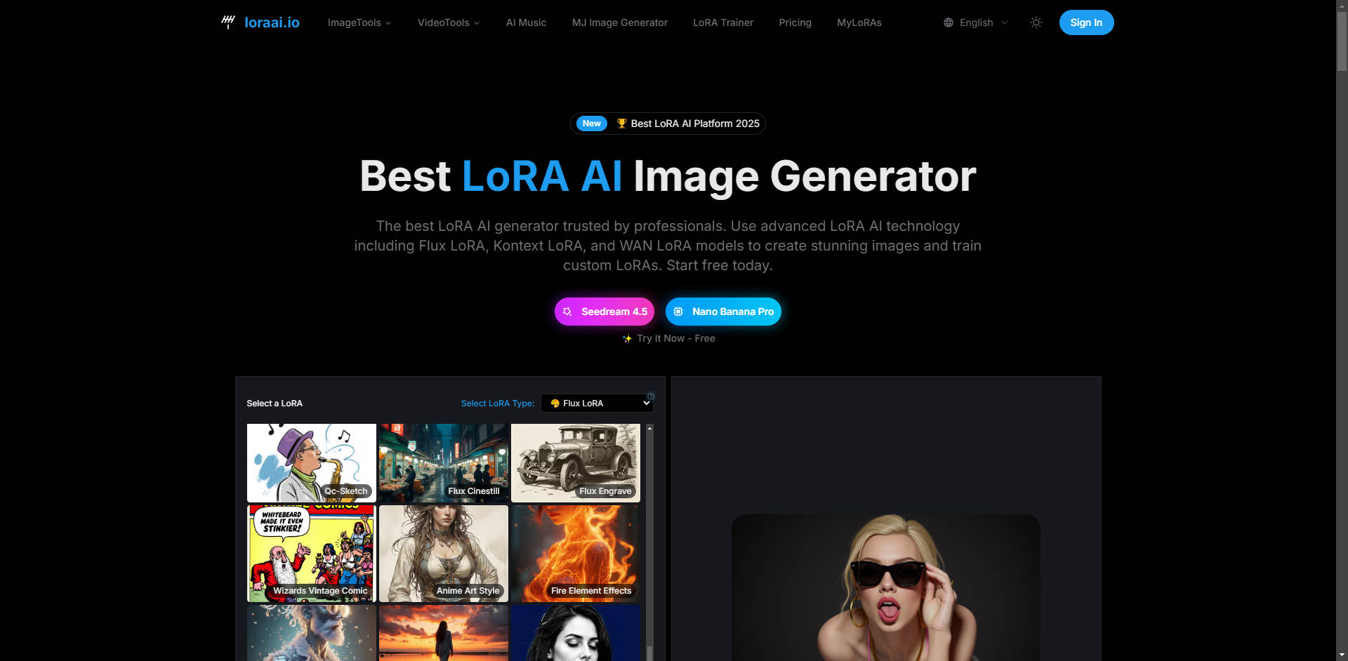 LoRA AI gallery image