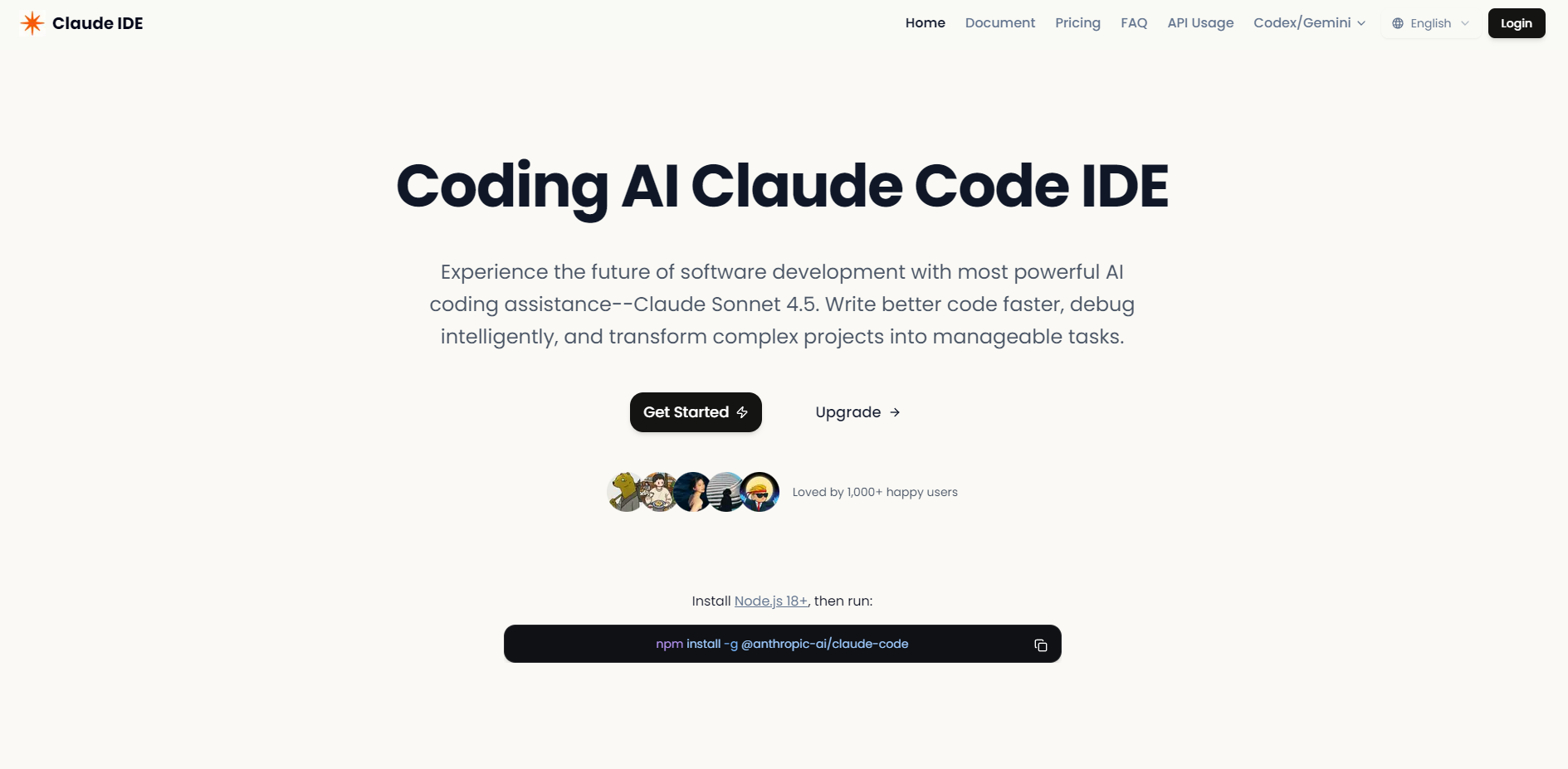 Claude IDE gallery image