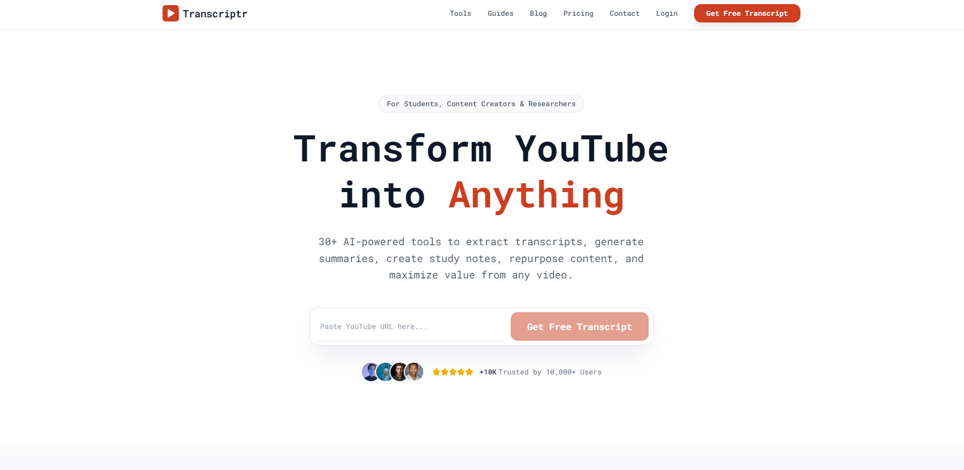 Transcriptr  gallery image