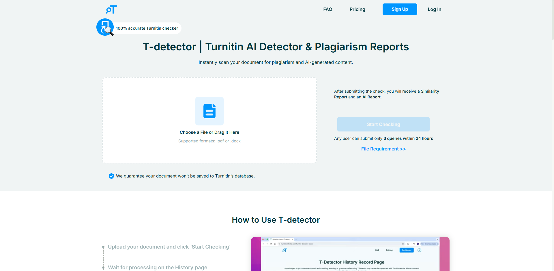 T-detector gallery image