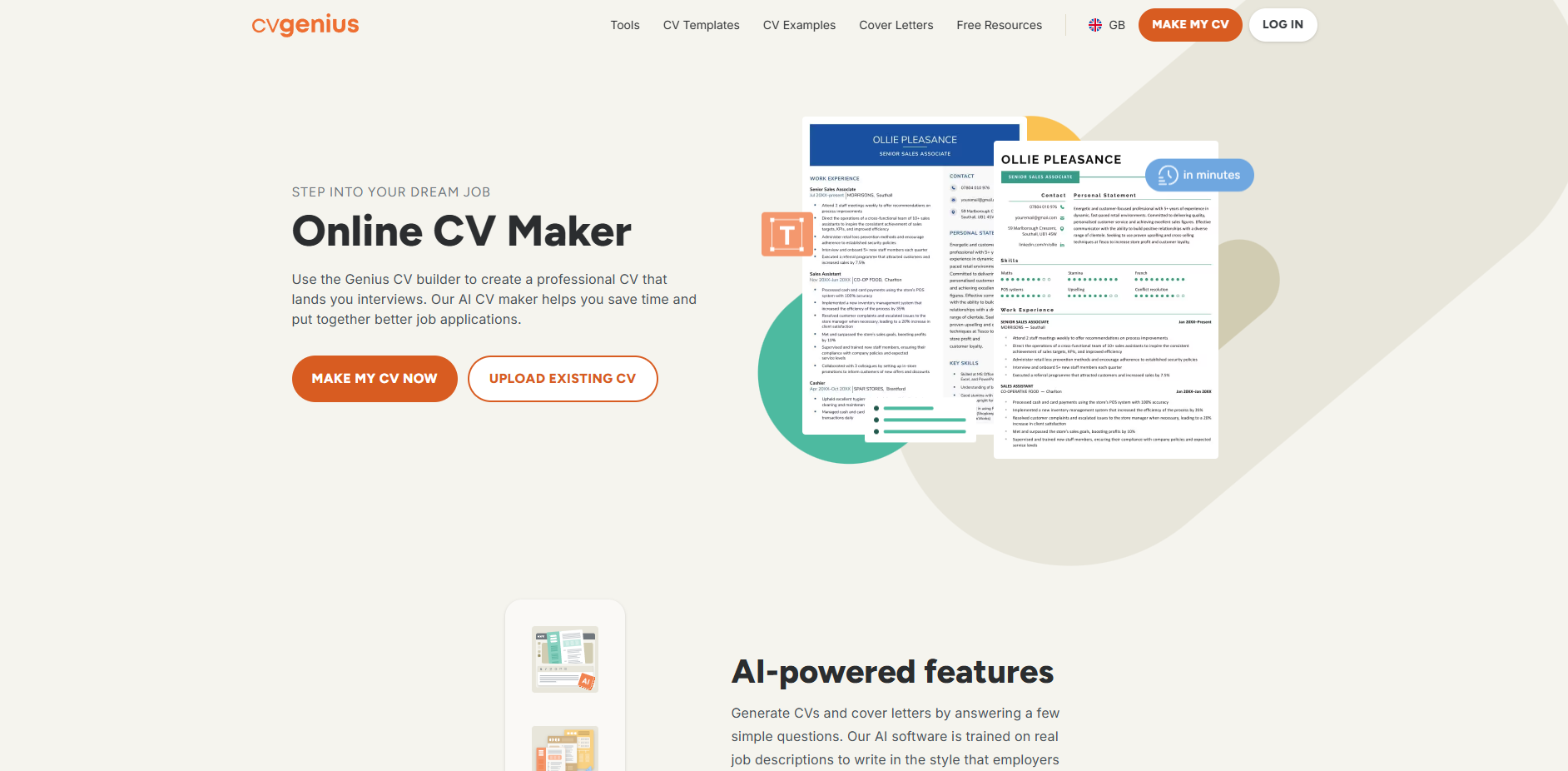 CV Genius gallery image