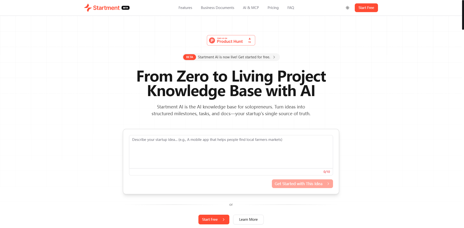 Startment AI gallery image