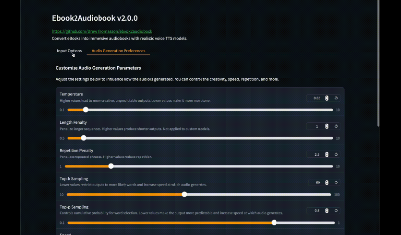 ebook2audiobook  gallery image 1