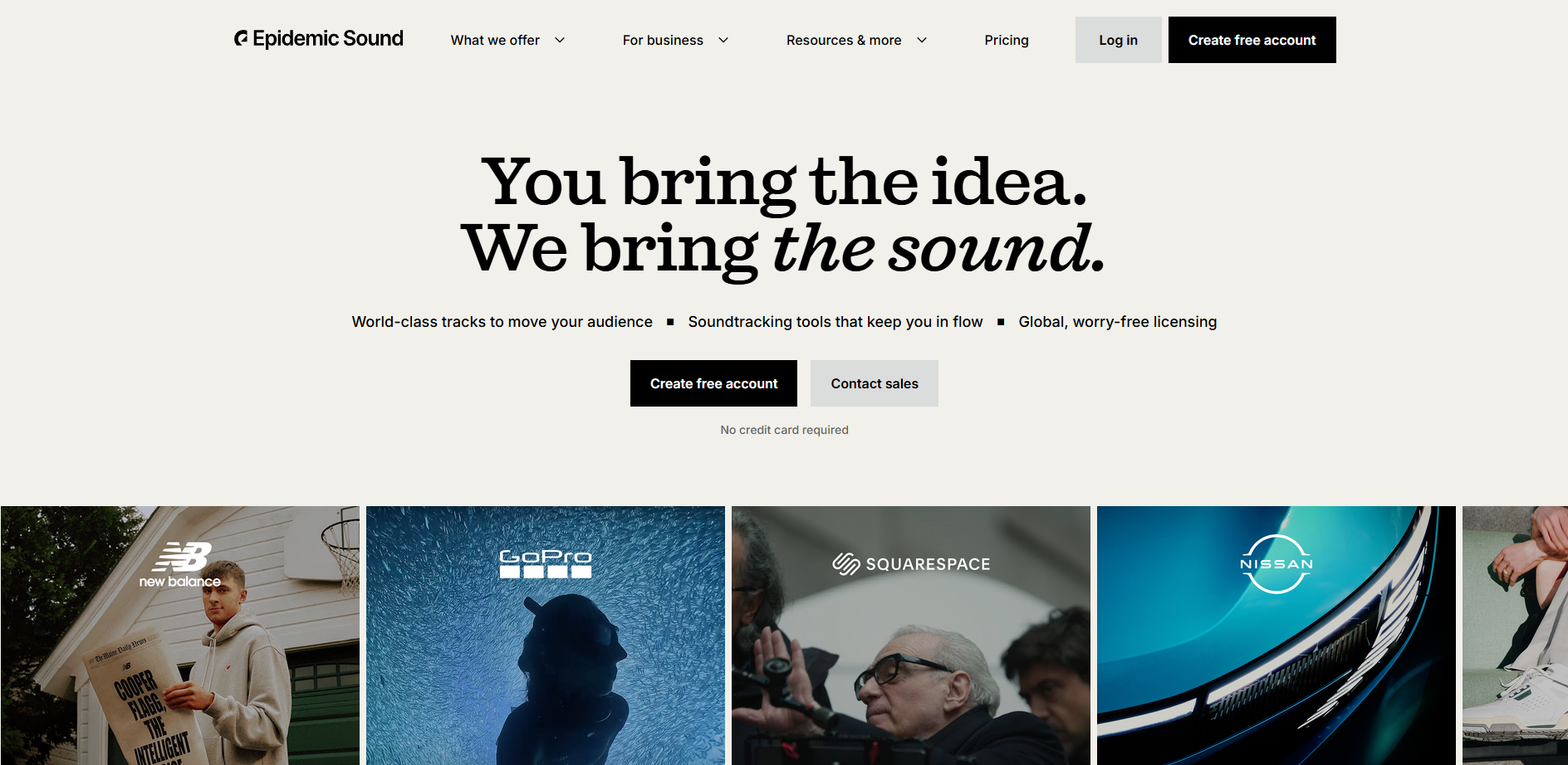 Epidemic Sound gallery image