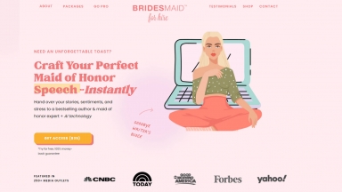 AI Maid of Honor Speech Writing Tool