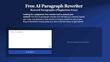 Free AI Paragraph Rewriter