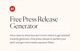 AI Press Release Generator gallery image