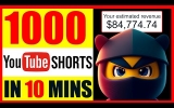 The Future of YouTube Shorts: Creating 1000 Faceless Videos in 10 Minutes with AI