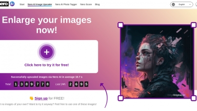 Nero Image Upscaler
