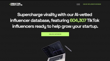 Influencer Database by Creator Contacts