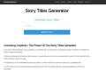 Story Titles Generator