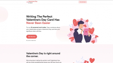 Valentine's Day Card Writer by CopyAI