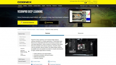 VisionPro Deep Learning