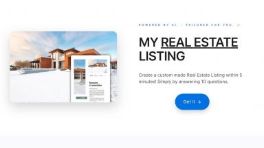 My Real Estate Listing AI