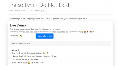 These Lyrics Do Not Exist