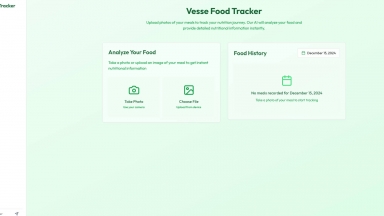 Vesse Food Tracker