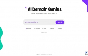 AI Domain Genius gallery image