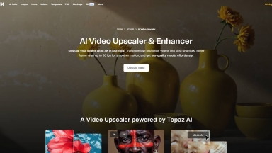 Freepik AI Video Upscaler
