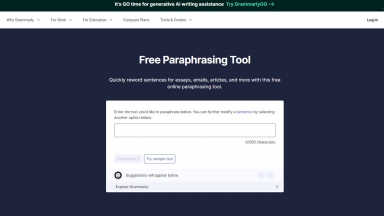 Free Paraphrasing Tool | Grammarly