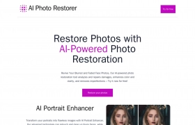 AI photo restorer gallery image