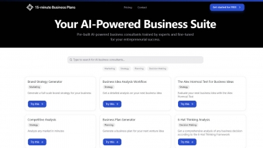 15-minute Business Plans