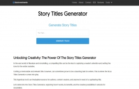Story Titles Generator gallery image