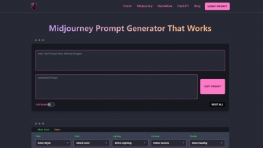 Midjourney Prompt Generator - Custom Prompt Helper