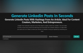 Linkedin Posts Generator gallery image